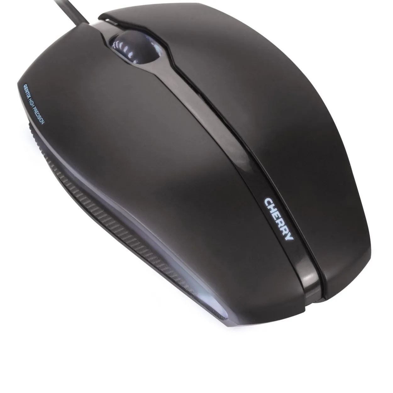 CHERRY GENTIX Corded Optical Illuminated Mouse USB schwarz (kabelgebunden)