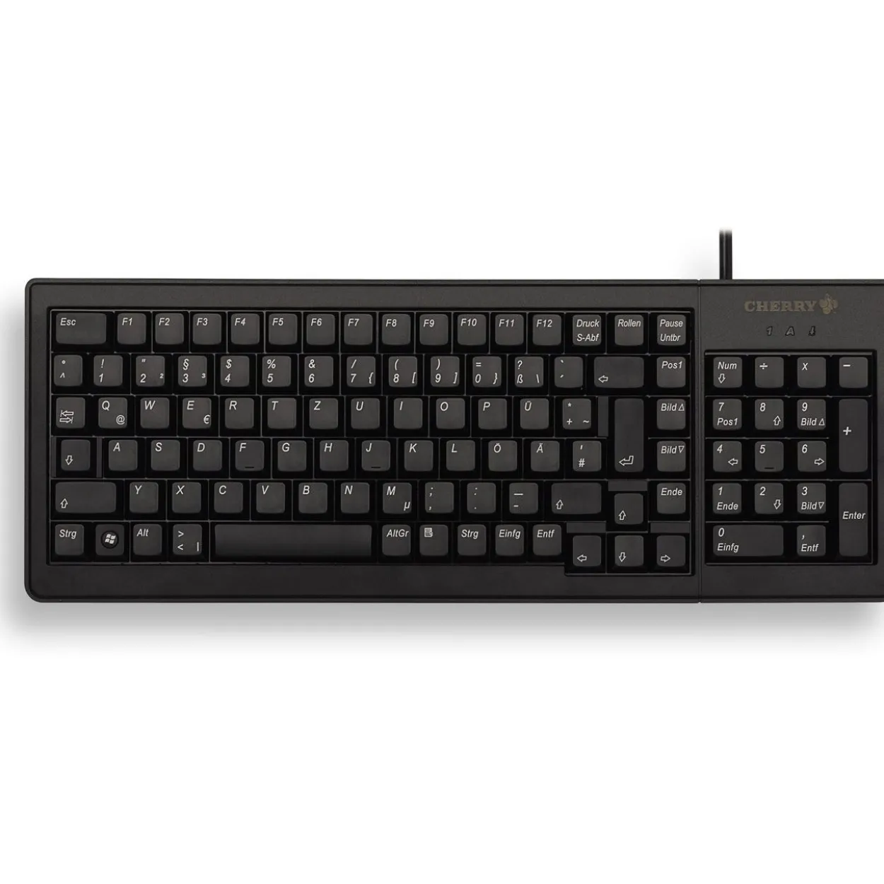 CHERRY G84-5200LCMEU-2 CHERRY ML PS/2 & USB Englisch schwarz (kabelgebunden)