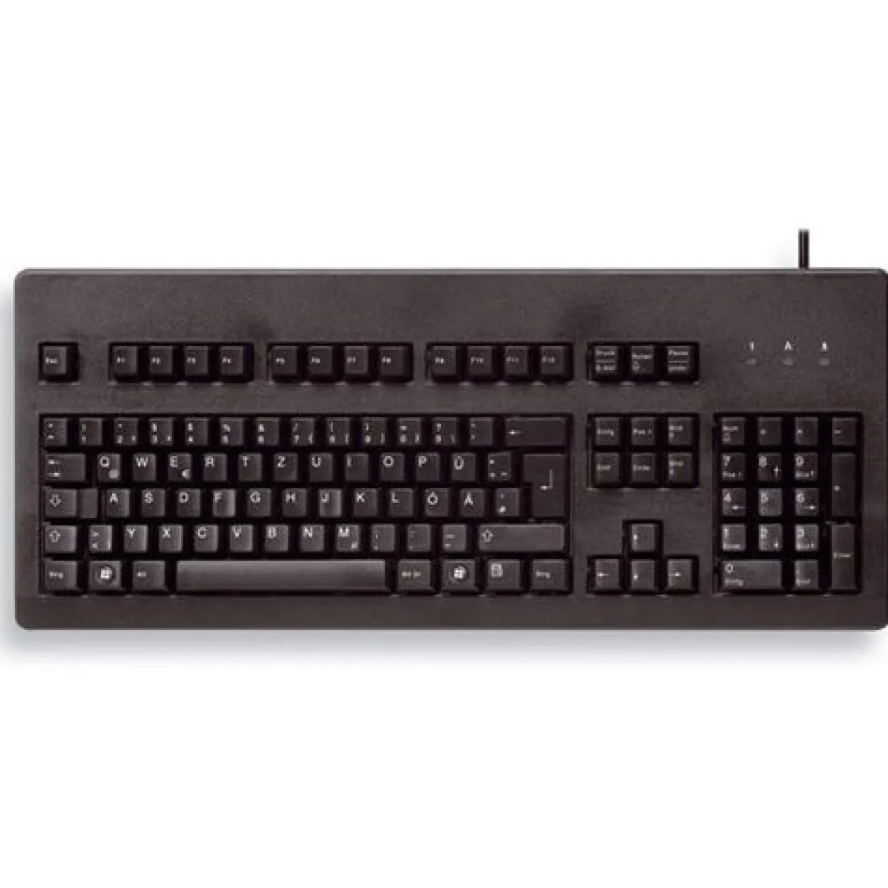 CHERRY G80-3000LPCDE-2 PS/2 & USB Deutsch schwarz (kabelgebunden)