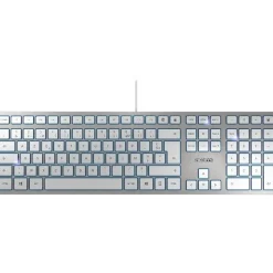 Cherry KC 6000 Slim silber, USB, BE Layout (JK-1600BE-1)