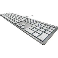 Cherry KC 6000 Slim silber, USB, BE Layout (JK-1600BE-1)