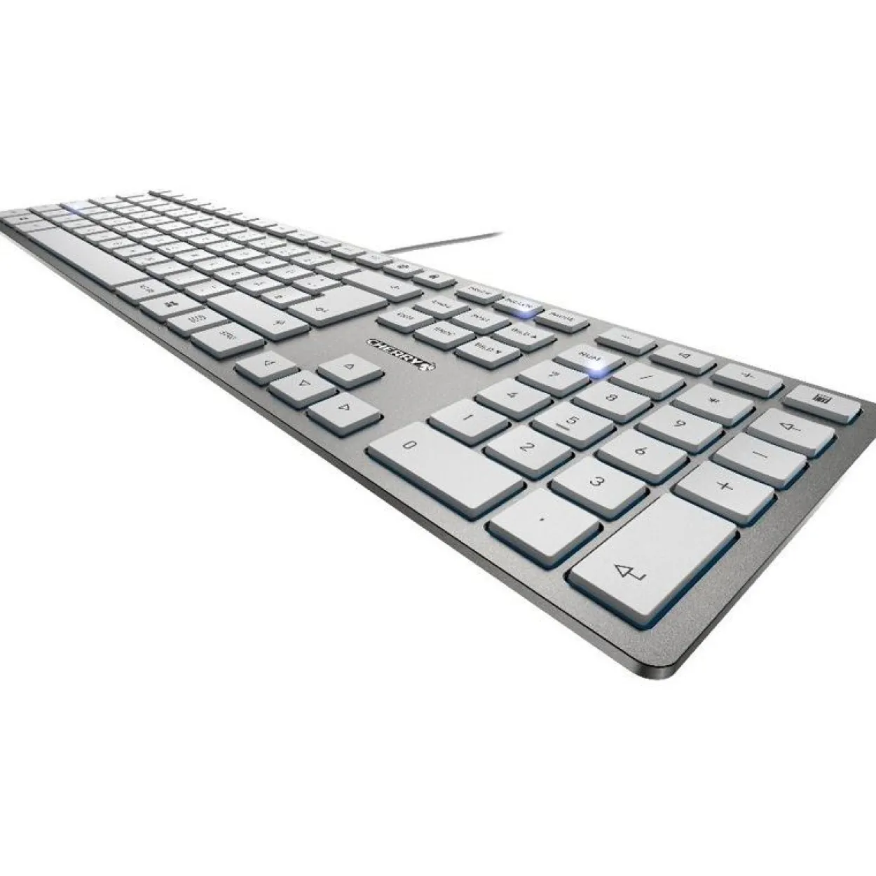 Cherry KC 6000 Slim silber, USB, BE Layout (JK-1600BE-1)