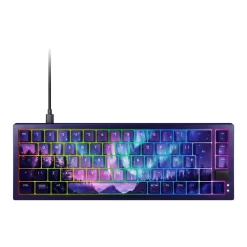CHERRY K5V2 Compact + GP6 Bundle Cherry MX2A Northern Light USB Deutsch blau/violett (kabelgebunden)