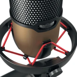 Cherry Streaming UM 9.0 PRO RGB Microphone black/copper USB-Mikrofon für Streaming und Gaming mit eindruck