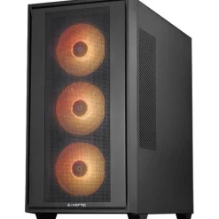 Chieftec Hunter 3 GS-03B-OP (schwarz, Tempered Glass)