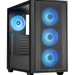 Chieftec Hunter 3 GS-03B-OP (schwarz, Tempered Glass)
