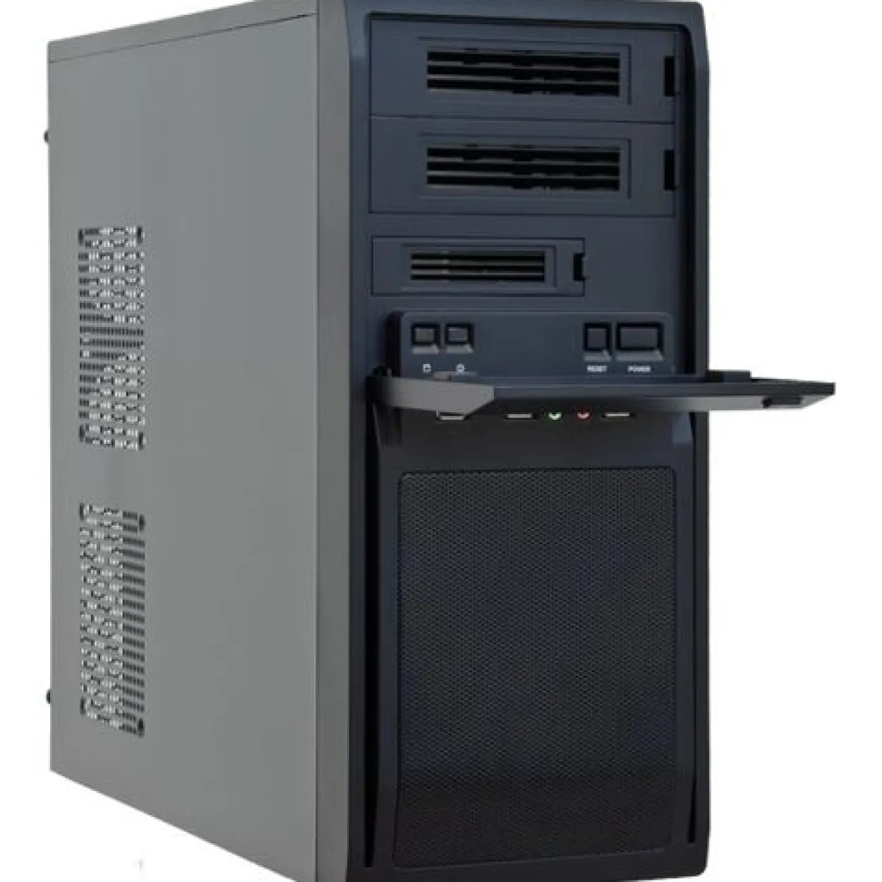 Chieftec Libra LG-01B Midi Tower ohne Netzteil schwarz
