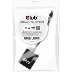 Club 3D Adapter MiniDisplayPort > HDMI 2.0 3D 4K60Hz aktiv