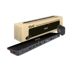 Club3D ChargingDock USB-C 3.2 ->7xUSB/DP/HDMI/LAN/Audio 65W retail