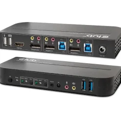Club3D Club 3D KVM Switch 4K60Hz 2x DP > HDMI oder DP/2xUSB/Audio