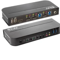 Club3D Club 3D KVM Switch 4K60Hz 2x DP ><noscript><img width=