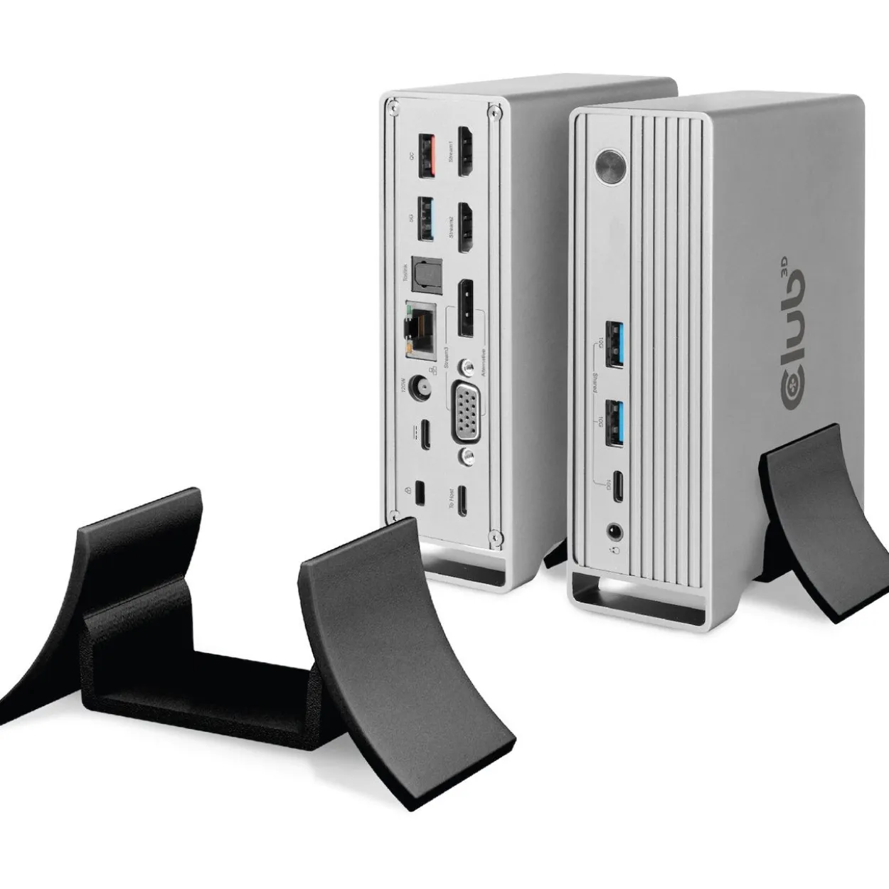 Club3D 4K ChargingDock USB-C ->6xUSB3/DP/2xHDMI/VGA/LAN 120W