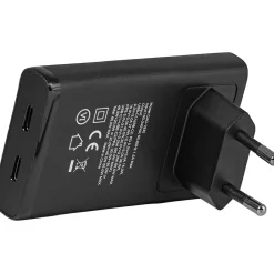 Club3D Ladegerät 2xUSB Typ C Slim PD3.1 65W, GaN retail