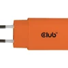 Club 3D Lifestyle Ladegerät USB-C 30Watt, 2Stk orange retail