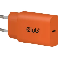 Club 3D Lifestyle Ladegerät USB-C 30Watt, 2Stk orange retail