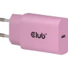 Club 3D Lifestyle Ladegerät USB-C 30Watt, 2Stk pink retail