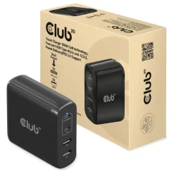 Club3D Netzteil USB 4-fach 2xUSB-A 2xUSB-C