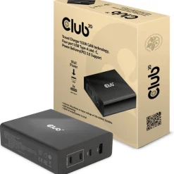 Club 3D Netzteil USB Typ A & C 4-fach 132W