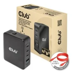 Club3D Reiseladegerät 3xUSB Typ C, 1xUSB Typ A, PD 140W retail