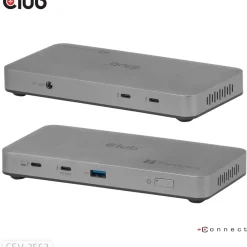 Club3D Thunderbolt5 5-in-1 HUB > 3xThunderbolt/1xUSB Bu/BU