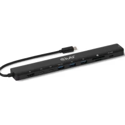 Club 3D USB-C 10in1-HUB >HDMI/3xUSB-C/3xUSB/LAN 8K30Hz PD140W retail