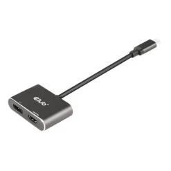 Club3D USB-Hub USB 3.2 Typ C > DP/HDMI 4K60Hz St/Bu retail