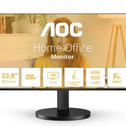 23,8" (60,47cm) AOC 24B3CF2 schwarz 1920x1080 1xHDMI / 1x USB-C mit Displayport