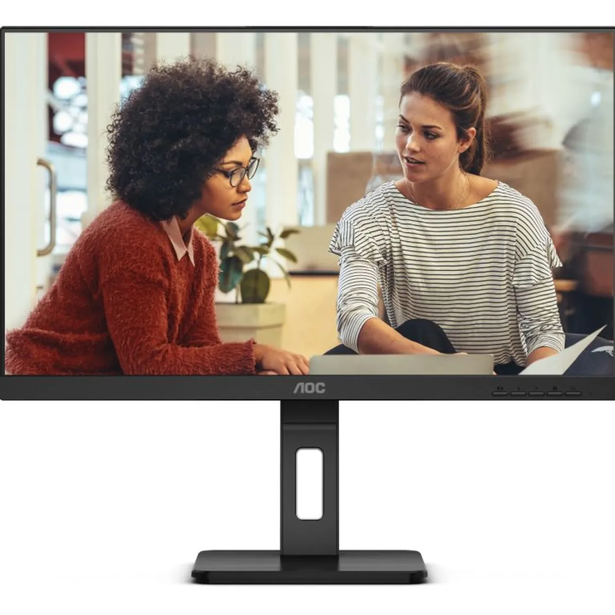 27" (68,58cm) AOC 27E3QAF schwarz 1920x1080 1x DisplayPort 1.2 / 1xHDMI 1.4 / 1xVGA
