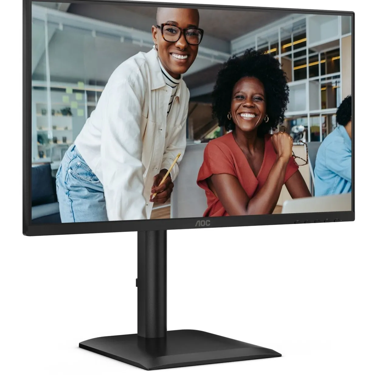 23,8" (60,47cm) AOC 24E4U schwarz 1920x1080 1x DisplayPort 1.2 / 1xHDMI 1.4 / 1xVGA