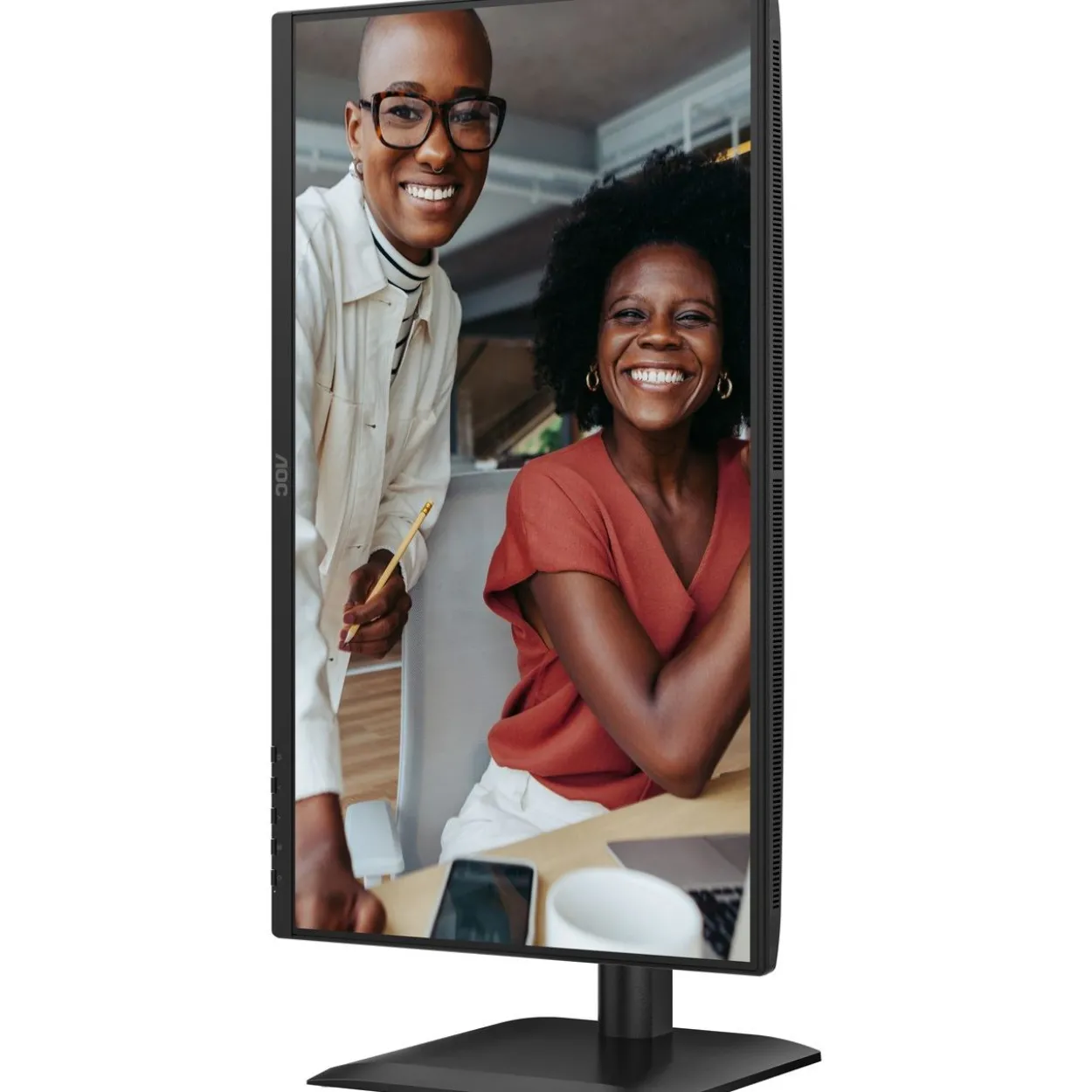 23,8" (60,47cm) AOC 24E4U schwarz 1920x1080 1x DisplayPort 1.2 / 1xHDMI 1.4 / 1xVGA