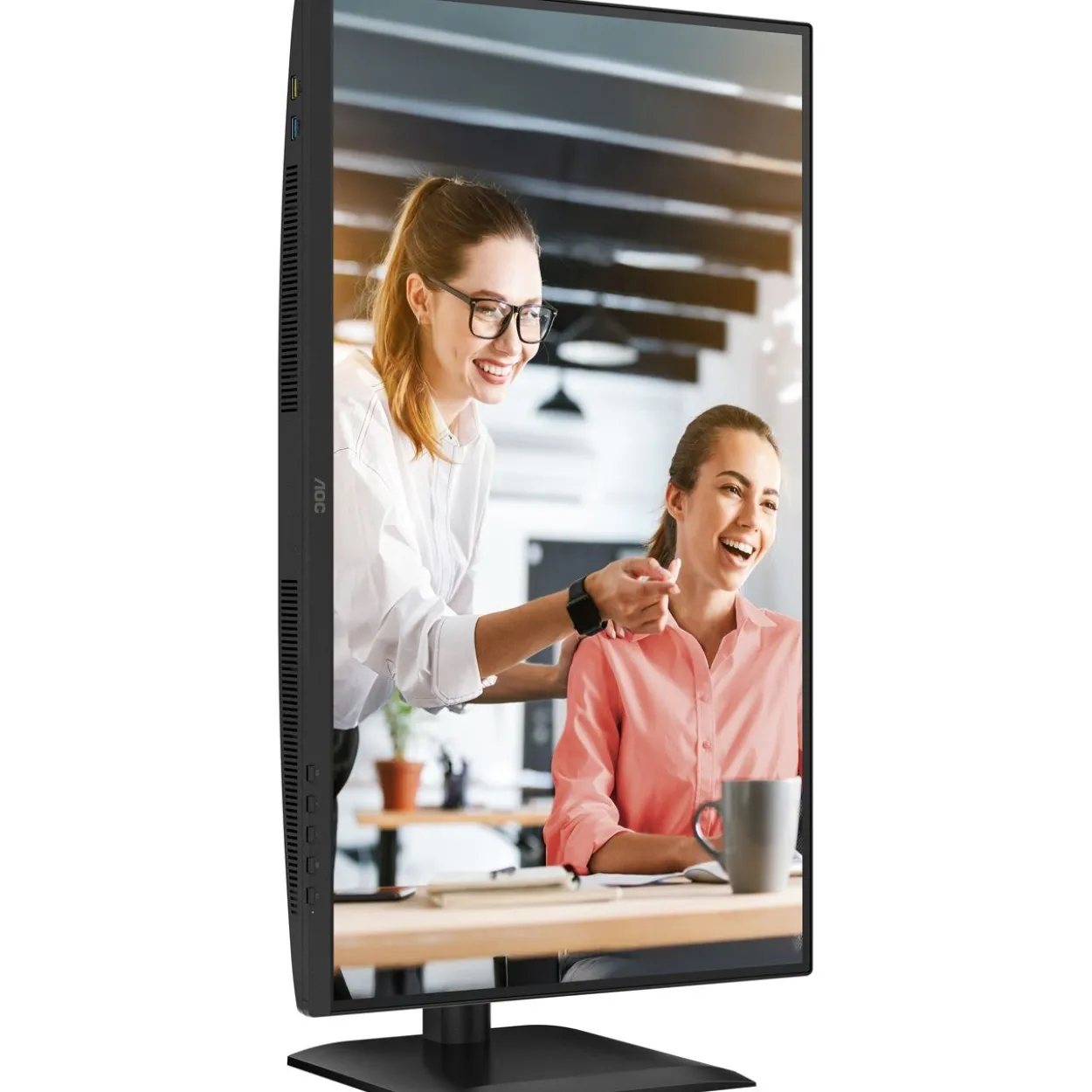 27" (68,58cm) AOC Q27E4CV schwarz 2560x1440 1xDisplayPort 1.4 / 1xHDMI 2.0 / 1x USB-C mit Displayport