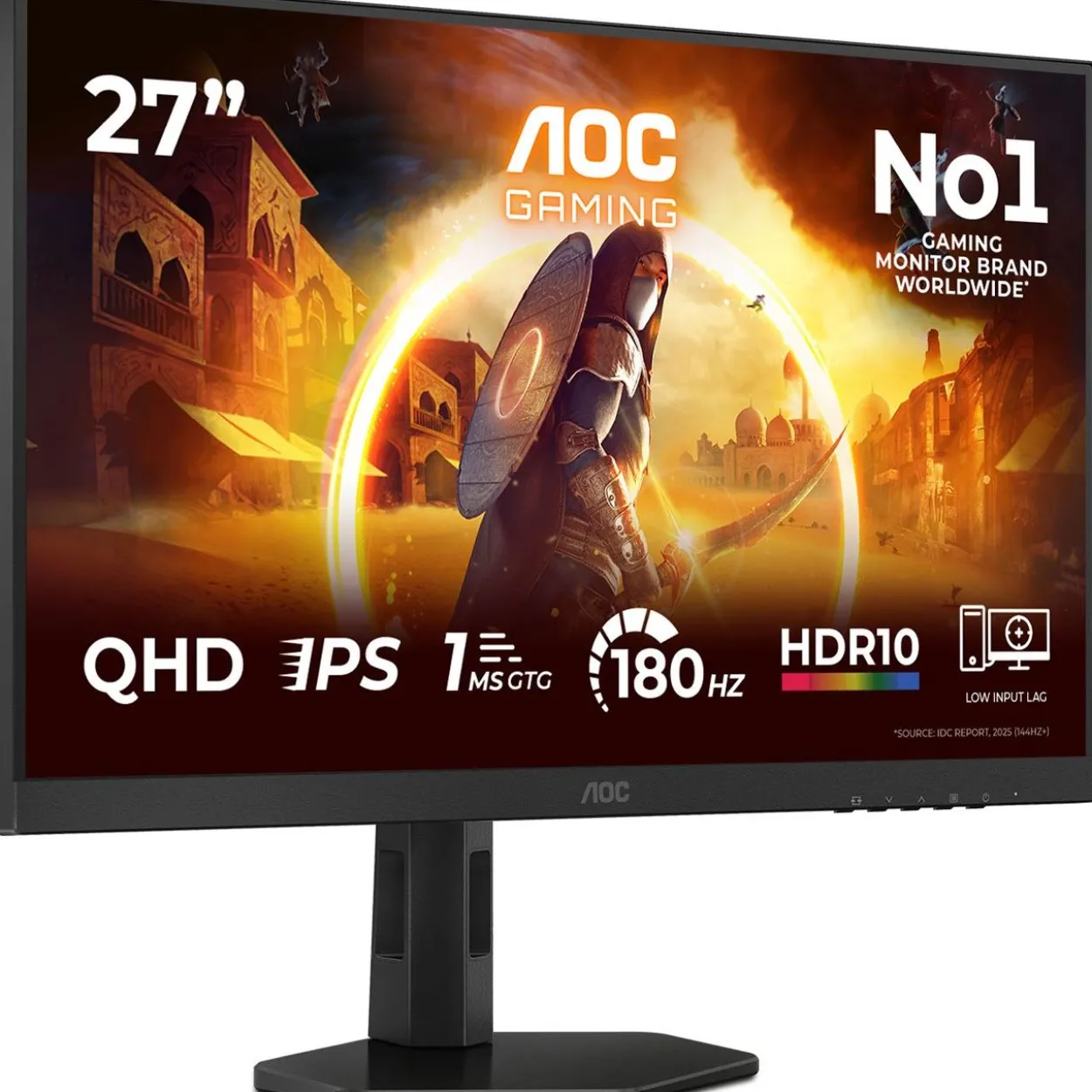 27" (68,58cm) AOC Q27G4XF schwarz 2560x1440 1xDisplayPort 1.4 / 1x HDMI 2.0