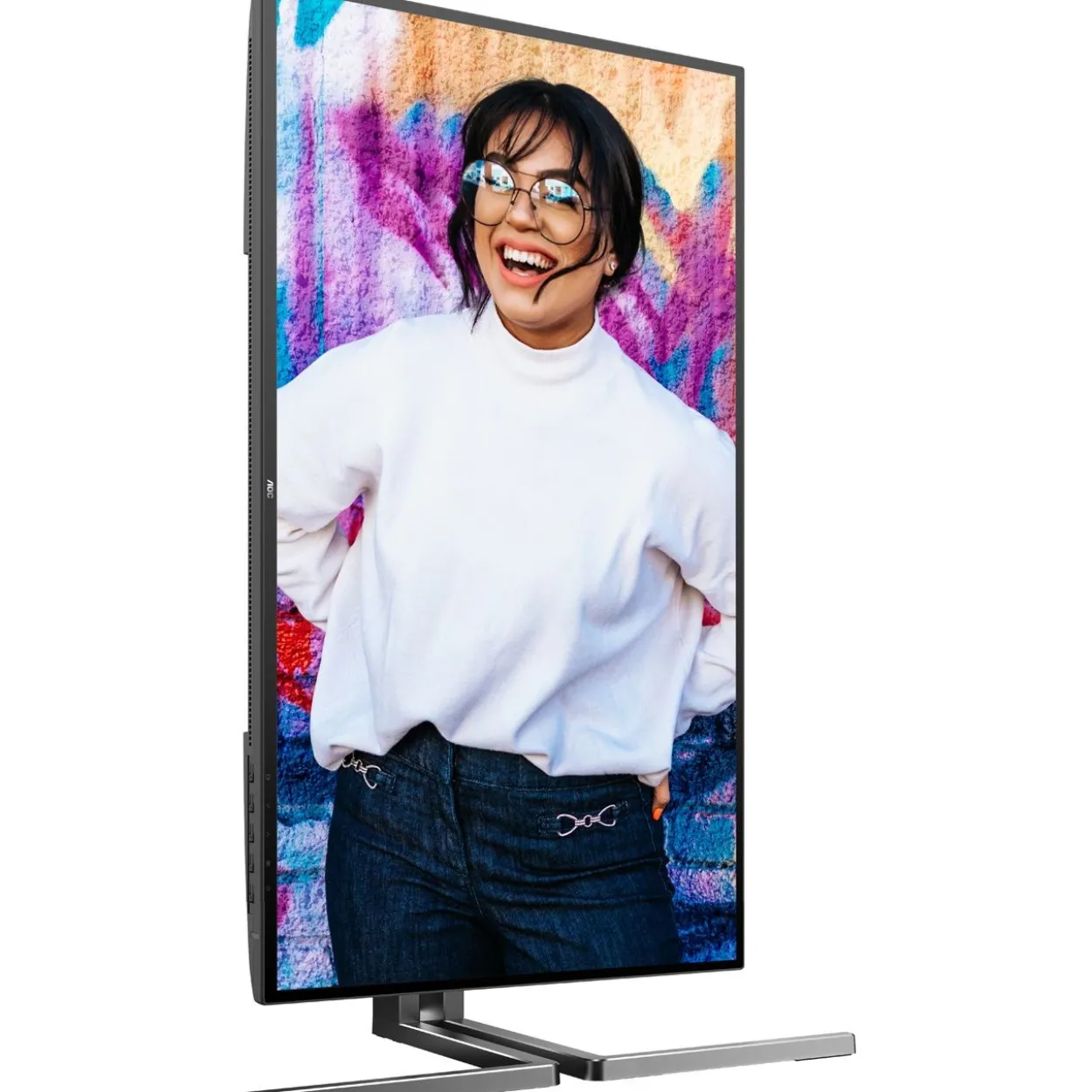 27" (68,58cm) AOC U27U3CV schwarz/silber 3840x2160 1x DisplayPort-Out 1.2 / 1xDisplayPort 1.4 / 2xHDMI 2.0