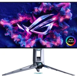 26,5" (67,31cm) Asus ROG Swift OLED PG27AQWP-W schwarz/silber 2560x1440 1x DisplayPort 2.1 / 2x HDMI 2.1