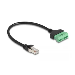 0.30cm Delock RJ45 Kabel Cat.6 St > Terminalblock Adapter 2tlg