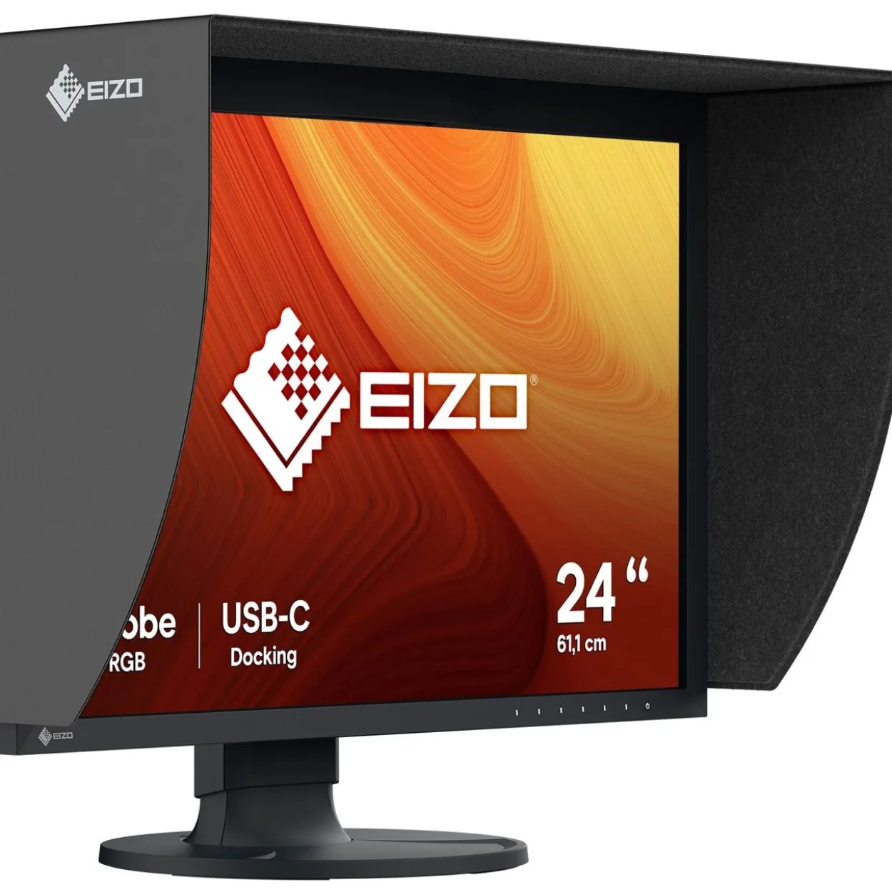 24.1" (61,21cm) EIZO ColorEdge CG2400S schwarz 1920x1200 1xDisplayPort / 1xHDMI / 1x USB-C mit Displayport