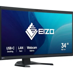 34.1" (86,61cm) EIZO FlexScan EV3450XC schwarz 3440x1440 1xDisplayPort / 1x USB 3.0 / 2xHDMI