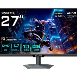 27" (68,58cm) Gigabyte M27Q3 schwarz 2560x1440 1xDisplayPort 1.4 / 1x USB-C mit Displayport / 2x HDMI 2.1