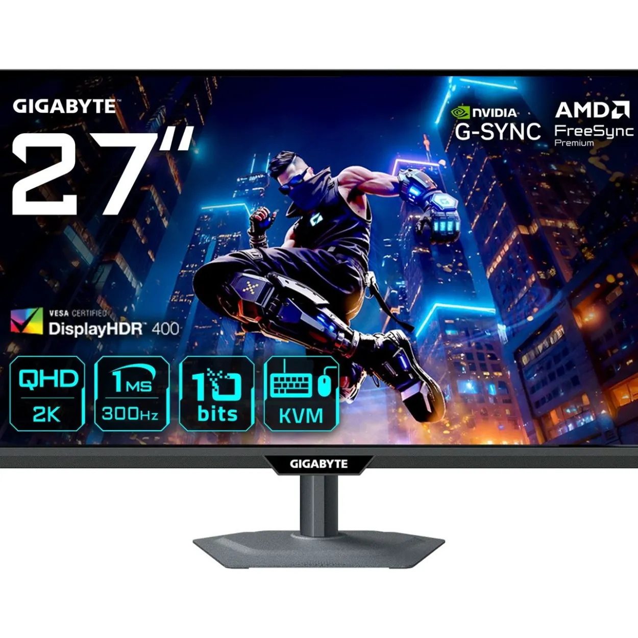27" (68,58cm) Gigabyte M27Q3 schwarz 2560x1440 1xDisplayPort 1.4 / 1x USB-C mit Displayport / 2x HDMI 2.1