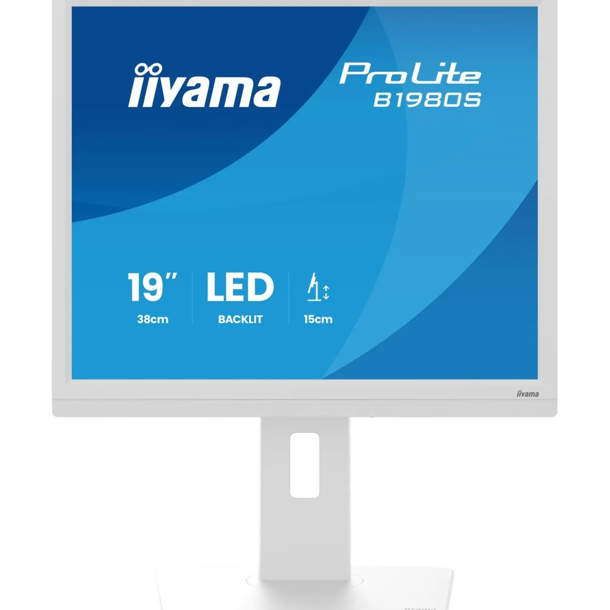 19" (48,26cm) iiyama ProLite B1980S-W1 Weiß 1280x1024 1xDisplayPort / 1xHDMI