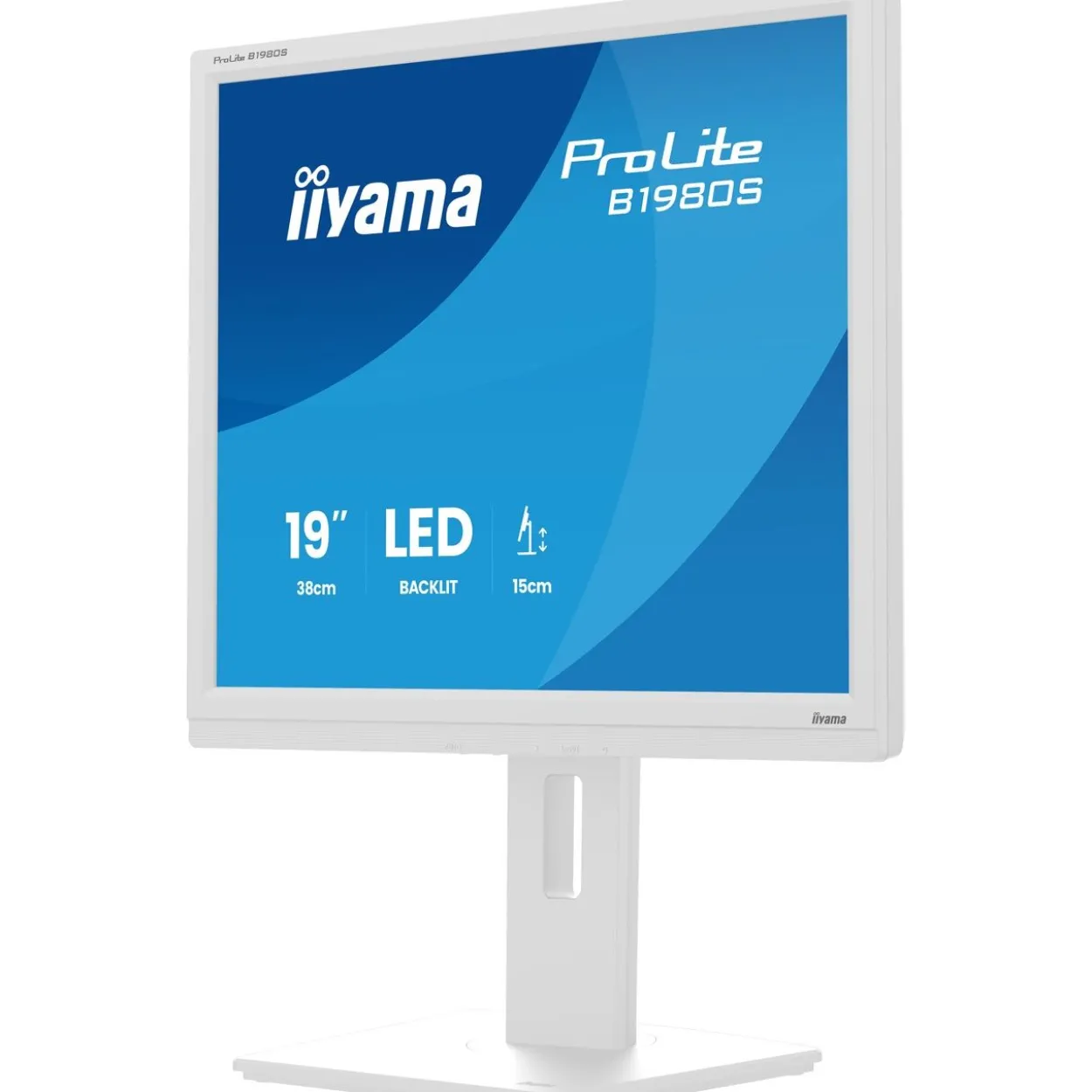 19" (48,26cm) iiyama ProLite B1980S-W1 Weiß 1280x1024 1xDisplayPort / 1xHDMI