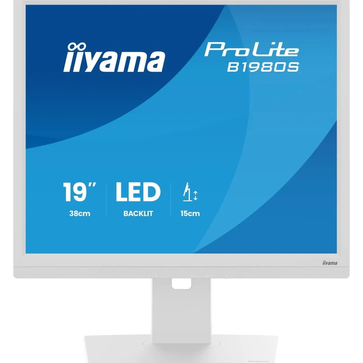 19" (48,26cm) iiyama ProLite B1980S-W1 Weiß 1280x1024 1xDisplayPort / 1xHDMI
