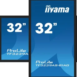 31.5" (80,01cm) iiyama ProLite TF3239AS-B1AG schwarz 1920x1080 1x DisplayPort 1.2 / 2xHDMI 2.0
