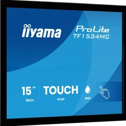 15" (38,10cm) iiyama ProLite TF1534MC-B8X schwarz 1024x768 1xDisplayPort / 1xHDMI / 1xVGA