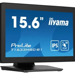 15,6" (39,62cm) iiyama ProLite T1633MSC-B1 schwarz 1920x1080 1xDisplayPort / 1xHDMI