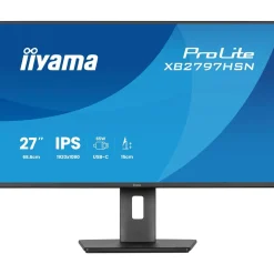 27" (68,58cm) iiyama ProLite XB2797HSN-B1 schwarz 1920x1080 1x DisplayPort 1.2 / 1x HDMI 1.4 / 1x USB-C mit Displayport