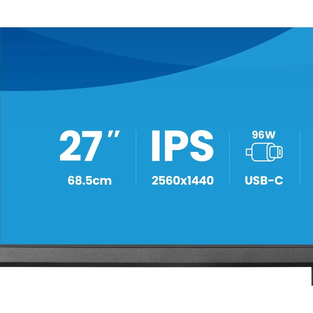 27" (68,58cm) iiyama ProLite XB2797QSNPH-B1 schwarz 2560x1440 1x DisplayPort 1.2 / 1xHDMI 1.4 / 1x USB-C mit Displayport