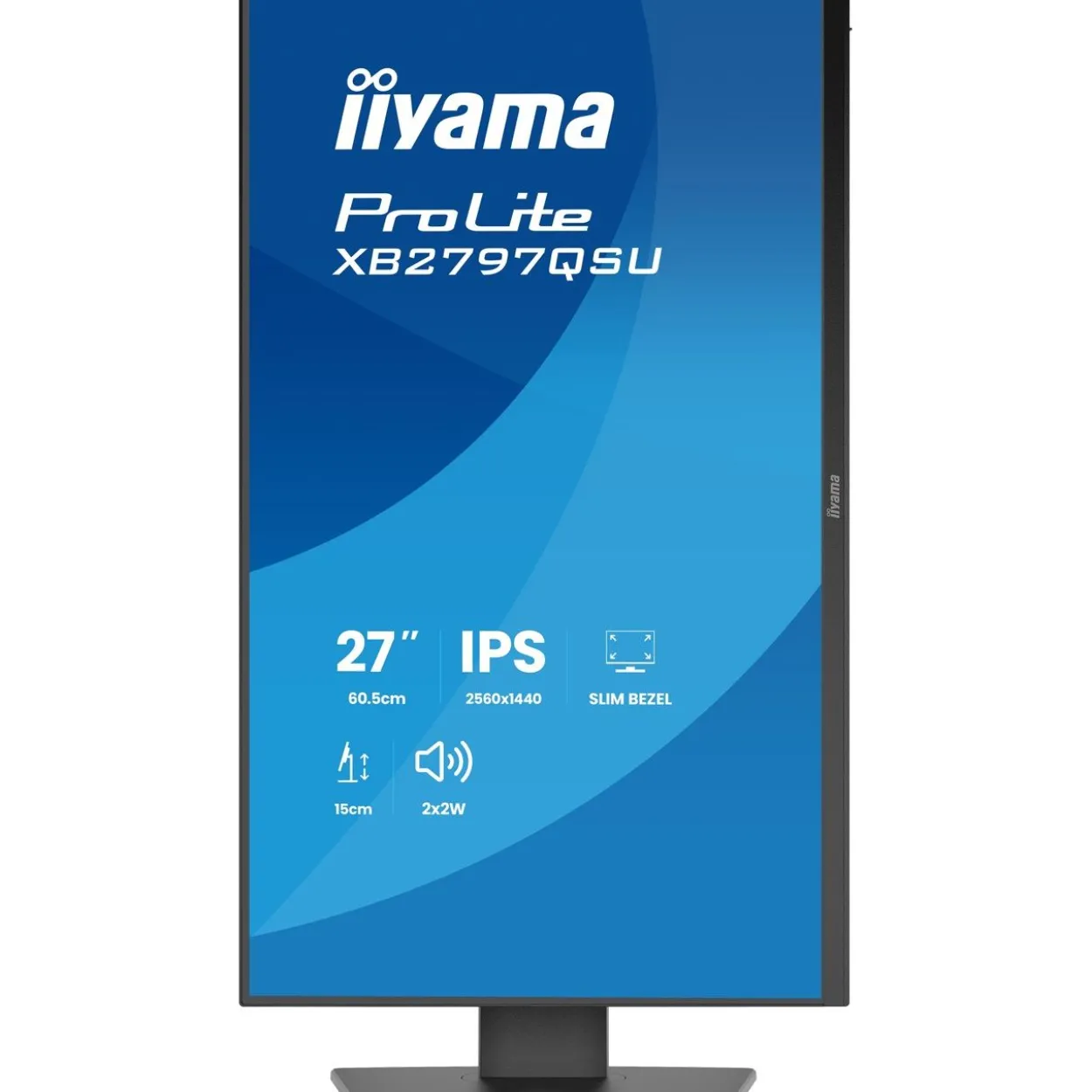 27" (68,58cm) iiyama ProLite XB2797QSU-B1 schwarz 2560x1440 1x DisplayPort 1.2 / 2xHDMI 1.4