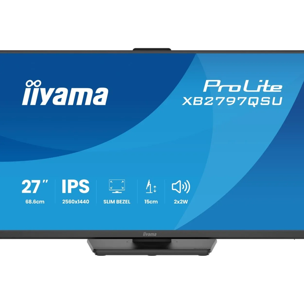 27" (68,58cm) iiyama ProLite XB2797QSU-B1 schwarz 2560x1440 1x DisplayPort 1.2 / 2xHDMI 1.4