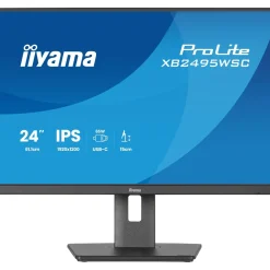 24.1" (61,21cm) iiyama ProLite XB2495WSC-B1 schwarz 1920x1200 1xHDMI 1.4 / 1x USB-C mit Displayport